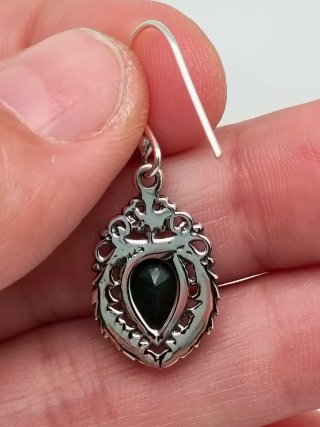 Pendientes Plata 925 y Esmeralda