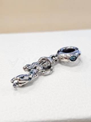 Charm Jasmine Aladdin Disney Plata