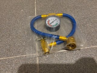 Manguera de Carga con Manómetro para A/A