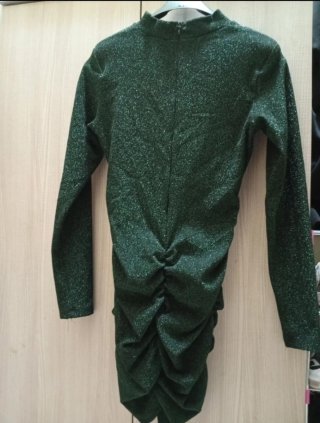 Minidress verde scintillante