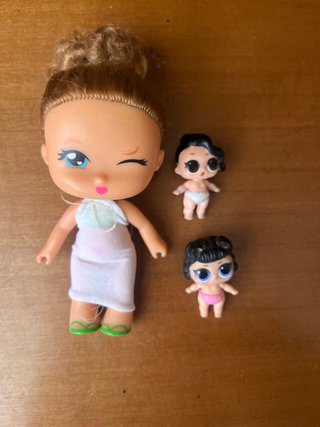 Muñeca Barriguitas + 2 Bebés LOL Sorpresa