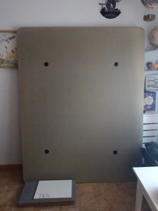 Somier transpirable beige 150x190