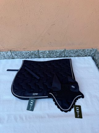 Sottosella e cuffietta pony blu
