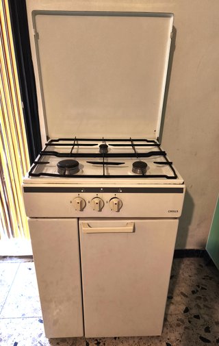 Cocina de gas butano Crolls 3 fuegos