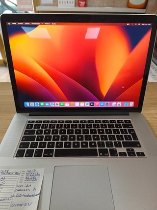 MacBook Pro 16 GB RAM 15" 2015 i7-4770HQ