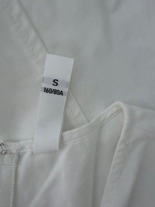 Mono blanco de diseñador Talla S