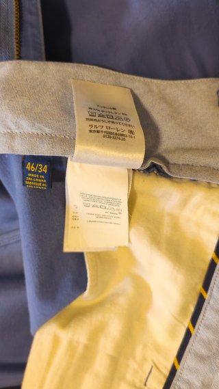 Pantalones Ralph Lauren Talla 46x34 Azul