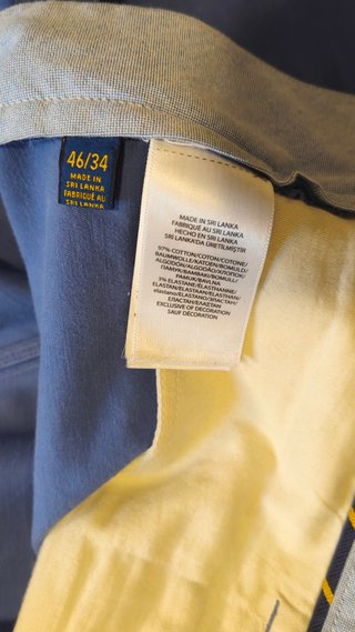 Pantalones Ralph Lauren Talla 46x34 Azul