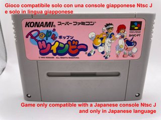 Versione Giapponese Pop'n TwinBee Konami Super Fam