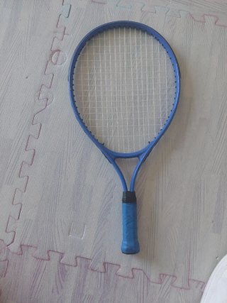 Raqueta de tenis infantil azul