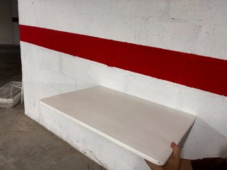 Mesa de Pared Plegable Blanca