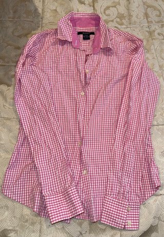 Camisa Gant cuadros rosa