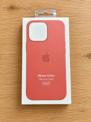 Funda Silicona Magnética iPhone 13 Pro Rojo coral