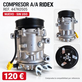 COMPRESOR A/A RIDEX NUEVO | 120 € | CITROËN C5 2.2