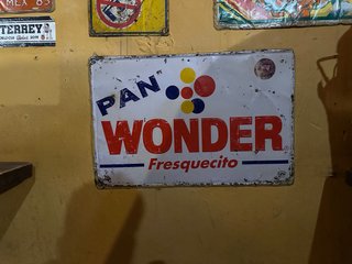 Cartel esmaltado Pan Wonder Fresquecito