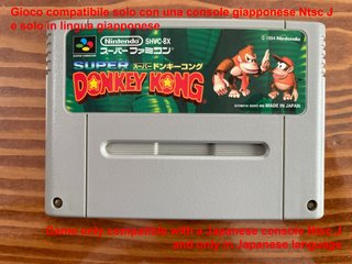 Versione Giapponese Super Donkey Kong Nintendo Sup