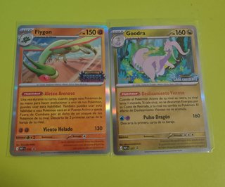 2 Cartas Pokémon Stamp Staff español