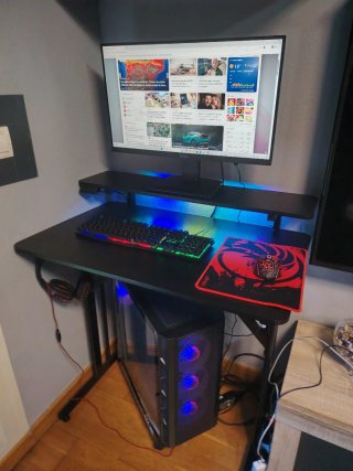 Escritorio Gaming ODK 80x50cm LED