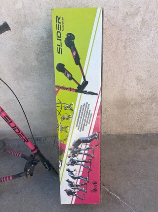 Patinete Slider Rosa y Negro