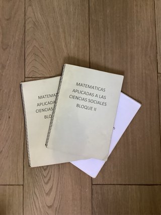 Libros matemáticas CCSS 2º de bachillerato