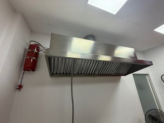 Campana extractora con sistema anti incendios