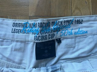 Pantalón corto cuadros hombre talla 60