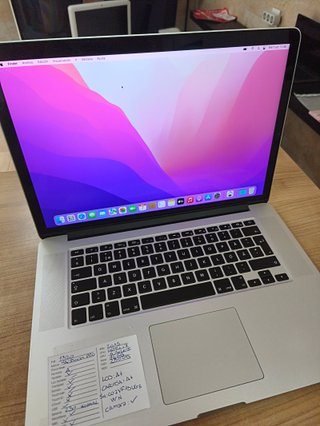 MacBook Pro 16 GB RAM 15" 2015 i7-4770HQ SSD 251 GB