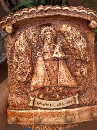 Perchero de pared Virgen de la Cabeza