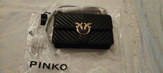 Borsa Pinko nera nuova con etichetta