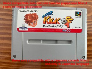 Versione Giapponese Super Kick Off Nintendo Super