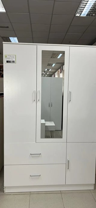 Armario blanco 3 puertas con espejo - nuevo