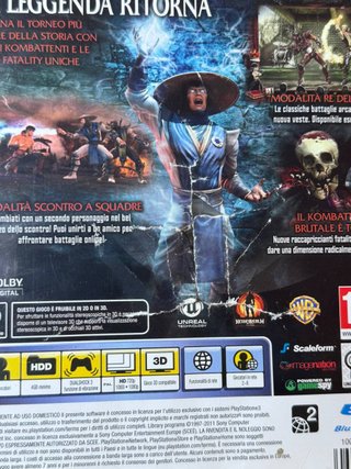 Mortal Kombat Gioco Completo Per PS3 PlayStation 3