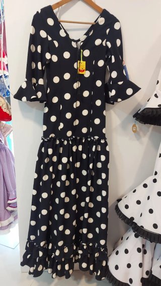Traje de flamenca lunares talla 36