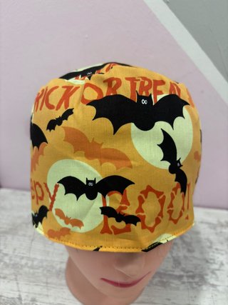 Gorro Quirófano Halloween Murciélagos