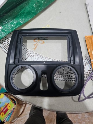 Soporte Radio Dacia Sandero Negro