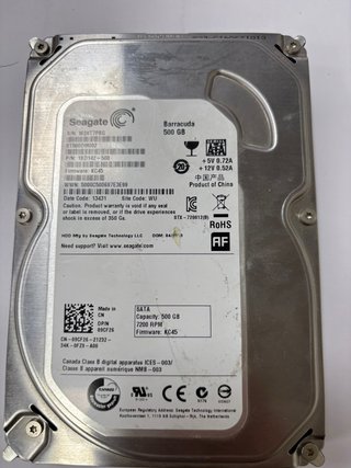 Disco Duro Seagate Barracuda 500GB