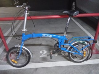 Bicicleta Plegable 16teen Azul
