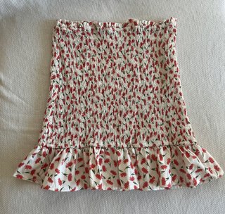 Falda corta veraniega estampada