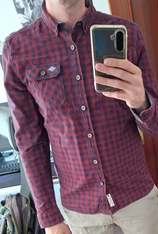 Camisa Superdry Cuadros Talla XL