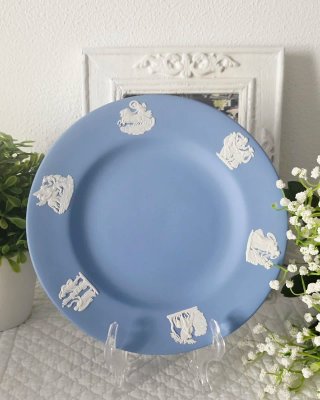 Piattino da 17 cm di Wedgwood azzurro