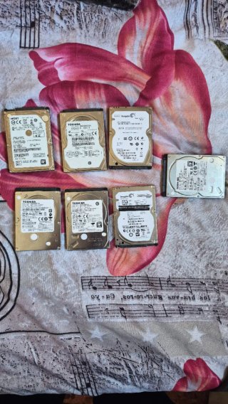 Lote 6 Discos Duros HGST, Seagate, Toshiba