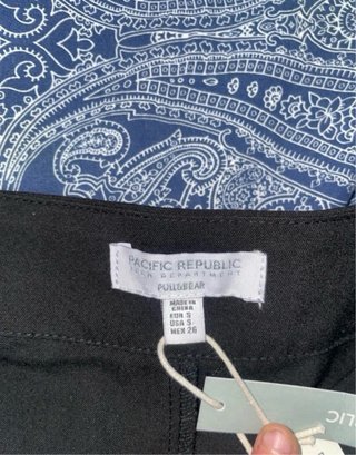 Falda pantalón elegante negra