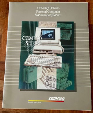 Propaganda de los COMPAQ STL/286, LTE/286 y LTE.