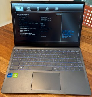 Portátil MSI 14 Intel Core i7 16GB RAM