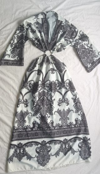 Vestido de fiesta estampado