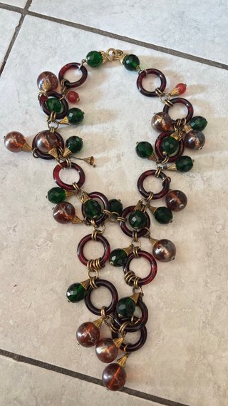 Collana vintage con perle