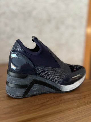 Bamba cuña azul marino talla 37