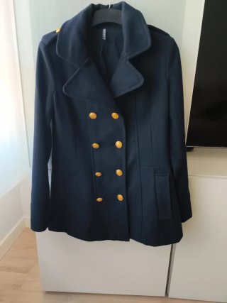 Chaquetón Naf Naf azul marino