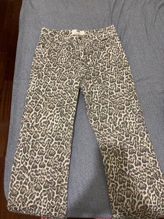 Tejanos mujer estampado leopardo