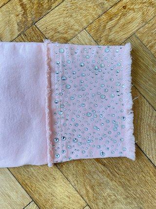 Pantaloni Liu Jo donna rosa con strass Nuovi